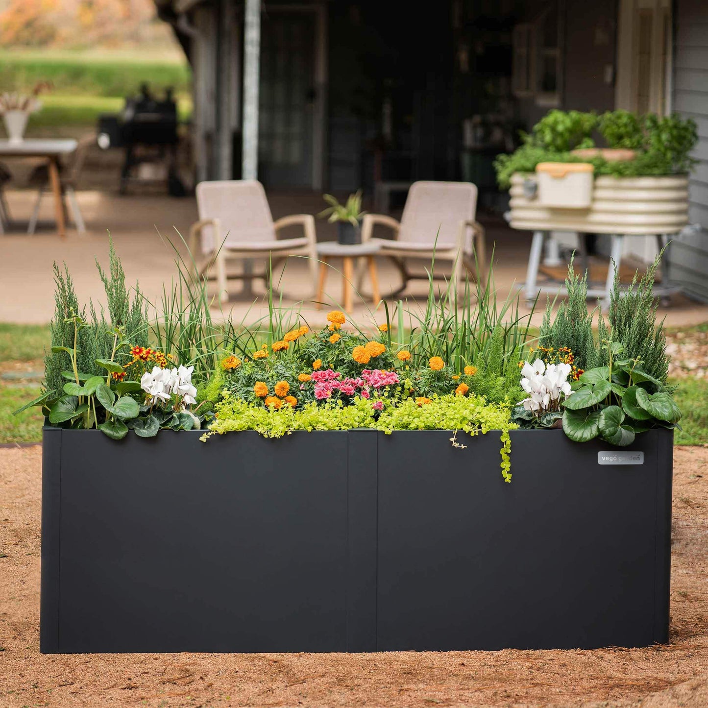 32" Extra Tall Modern Pro 27" x 83" Metal Raised Garden Bed