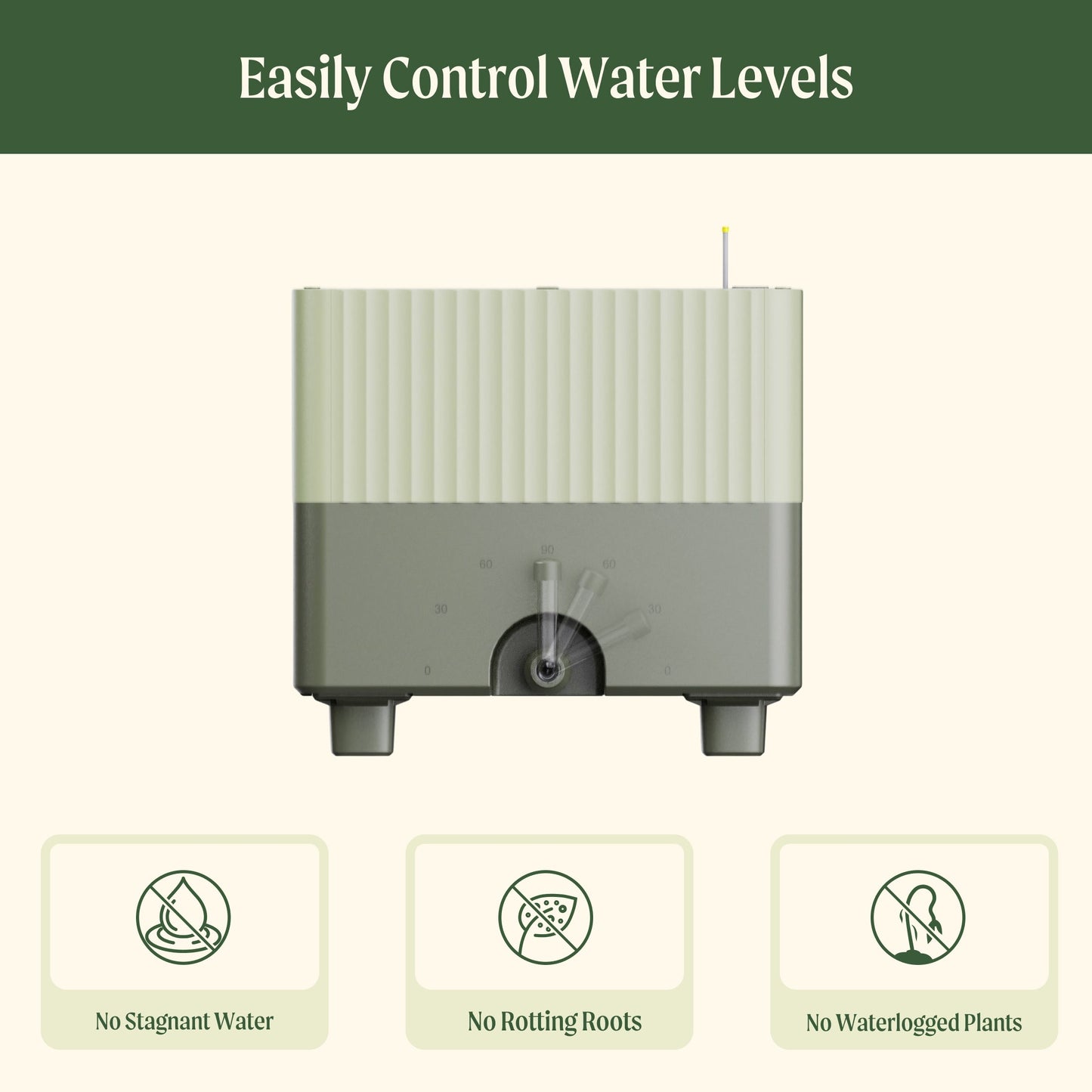 EZCube Self-Watering Planter 21" x 48"