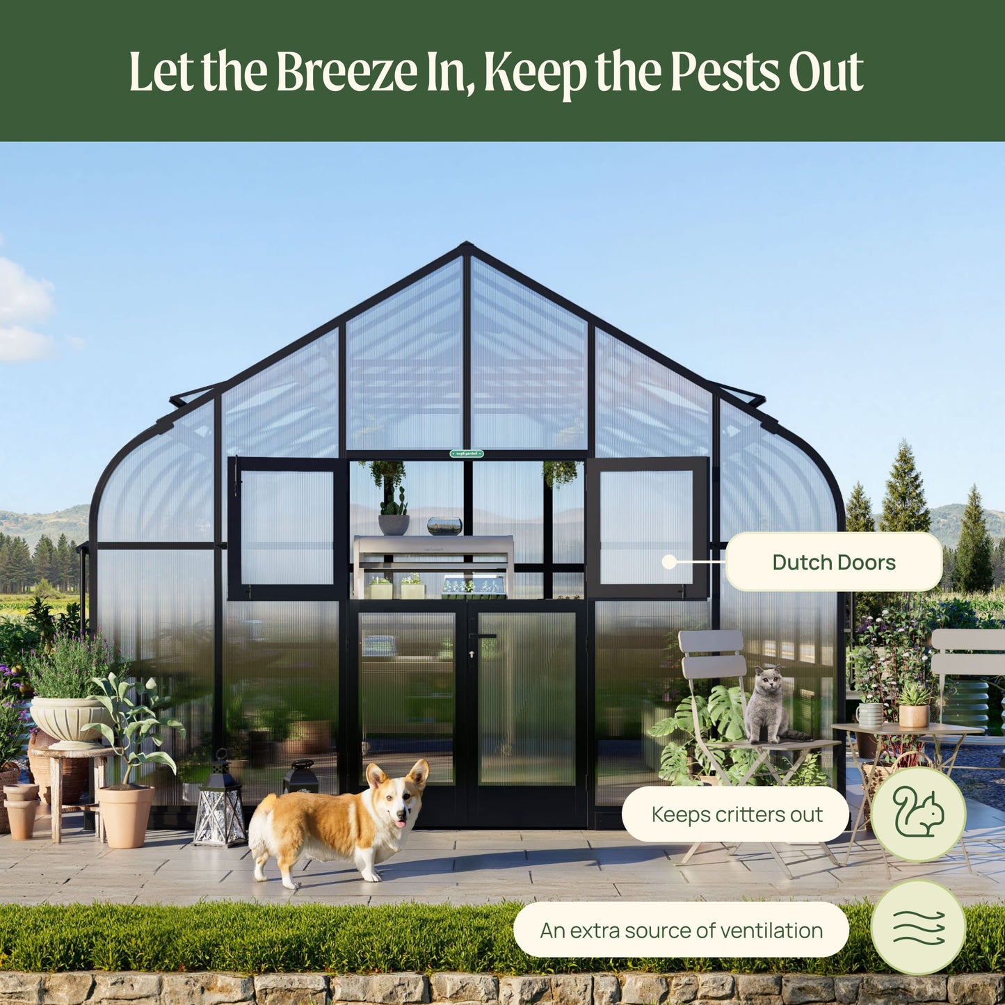 Vego Grand Pacific Greenhouse - 12.5ft Wide