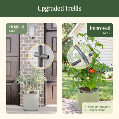 EZ Self-Watering Tomato Planter with Trellis Gen 2