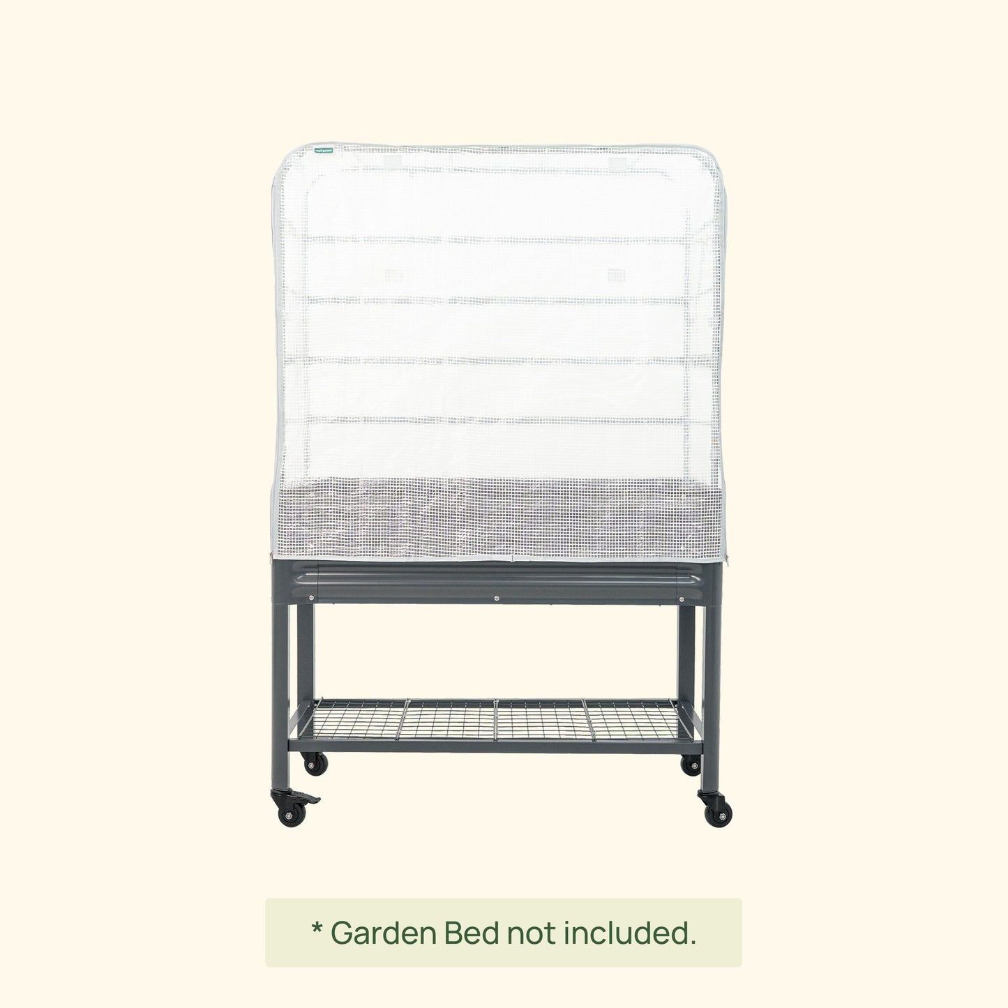 Greenhouse Frost Cover & Trellis System for Elevated Bed