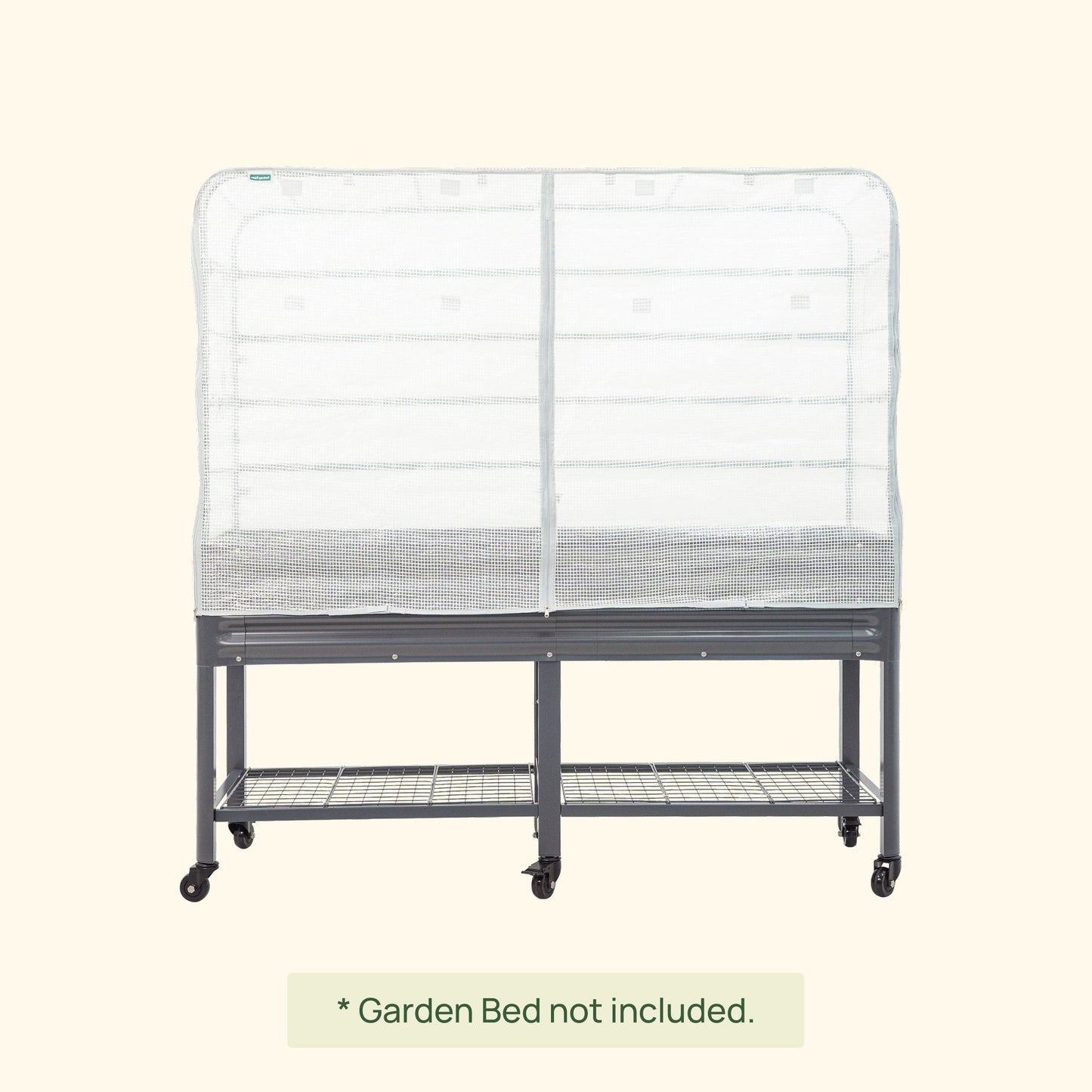Greenhouse Frost Cover & Trellis System for Elevated Bed