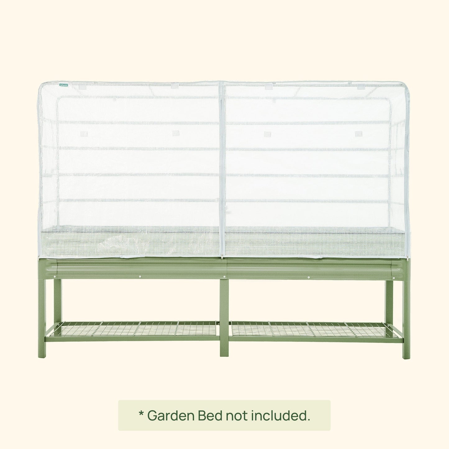 Greenhouse Frost Cover & Trellis System for Elevated Bed