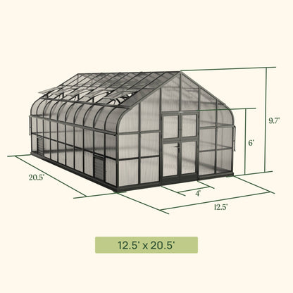 Vego Grand Pacific Greenhouse - 12.5ft Wide