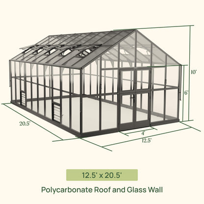 Vego Grand Victorian Greenhouse - 12.5ft Wide