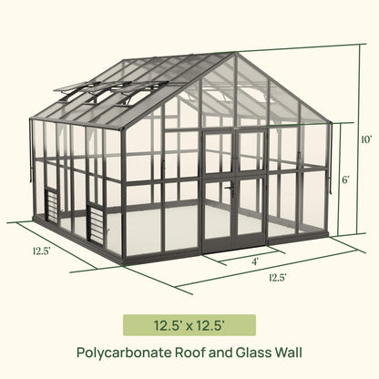 Vego Grand Victorian Greenhouse - 12.5ft Wide