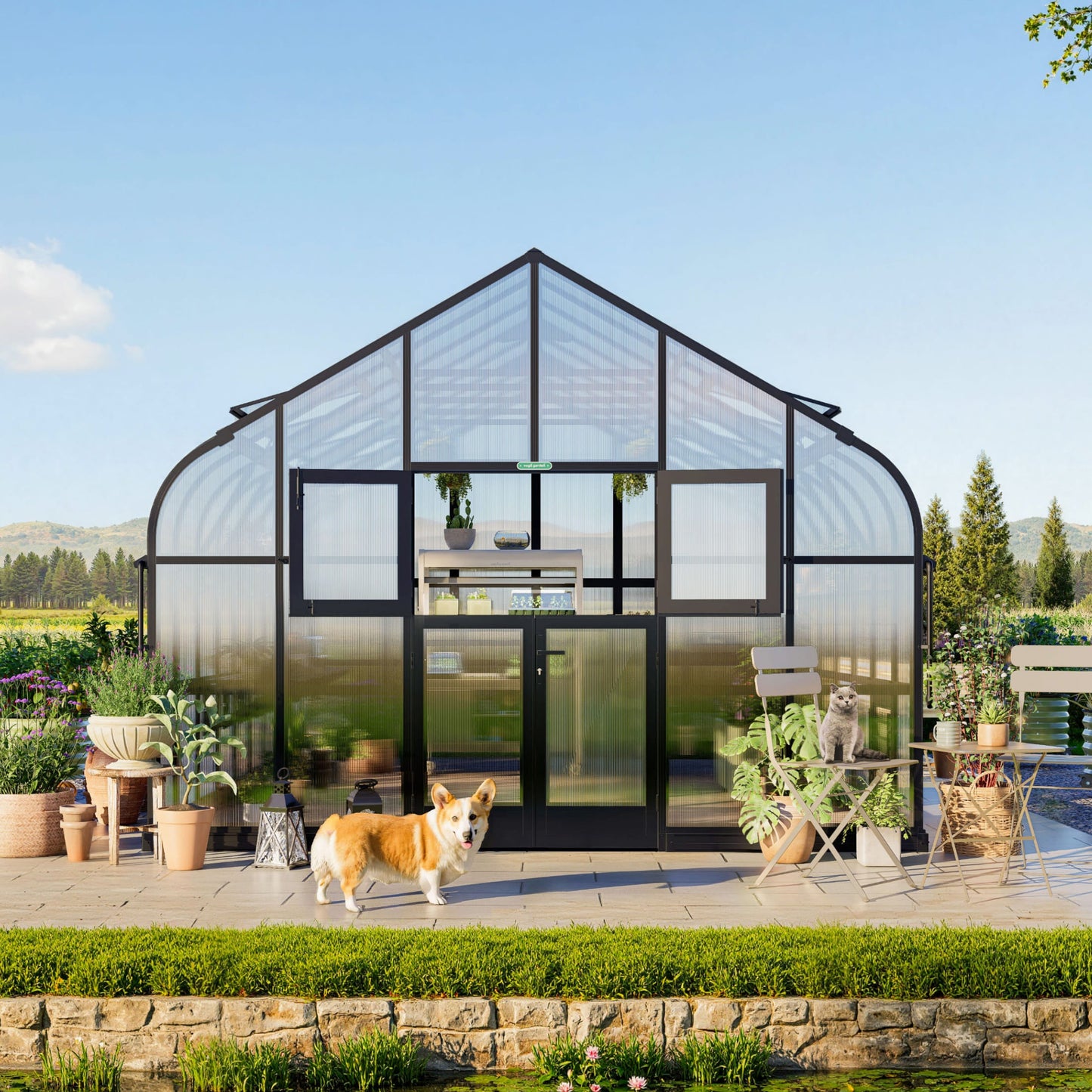 Vego Grand Pacific Greenhouse - 12.5ft Wide