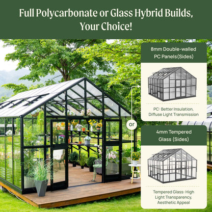 Vego Grand Victorian Greenhouse - 12.5ft Wide