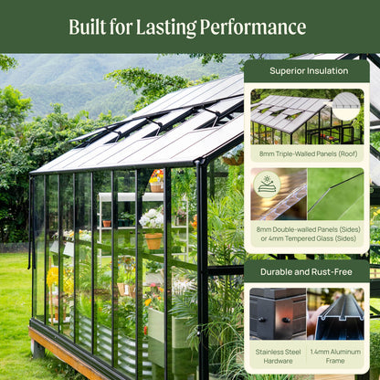 Vego Grand Victorian Greenhouse - 12.5ft Wide