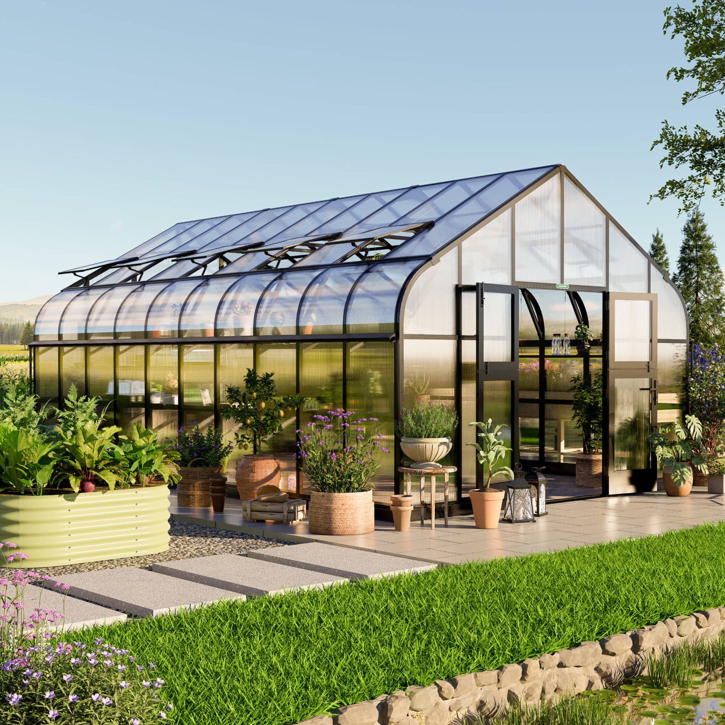 Vego Grand Pacific Greenhouse - 12.5ft Wide