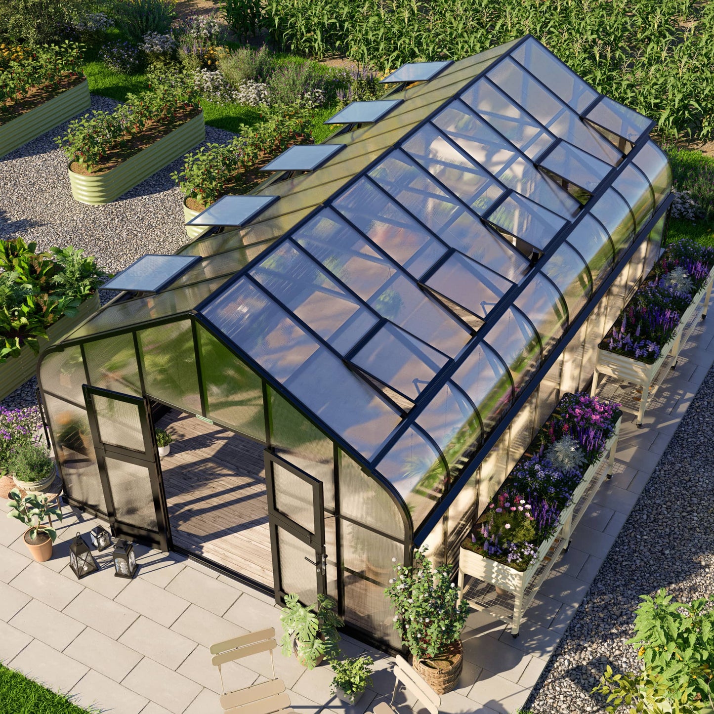 Vego Grand Pacific Greenhouse - 12.5ft Wide