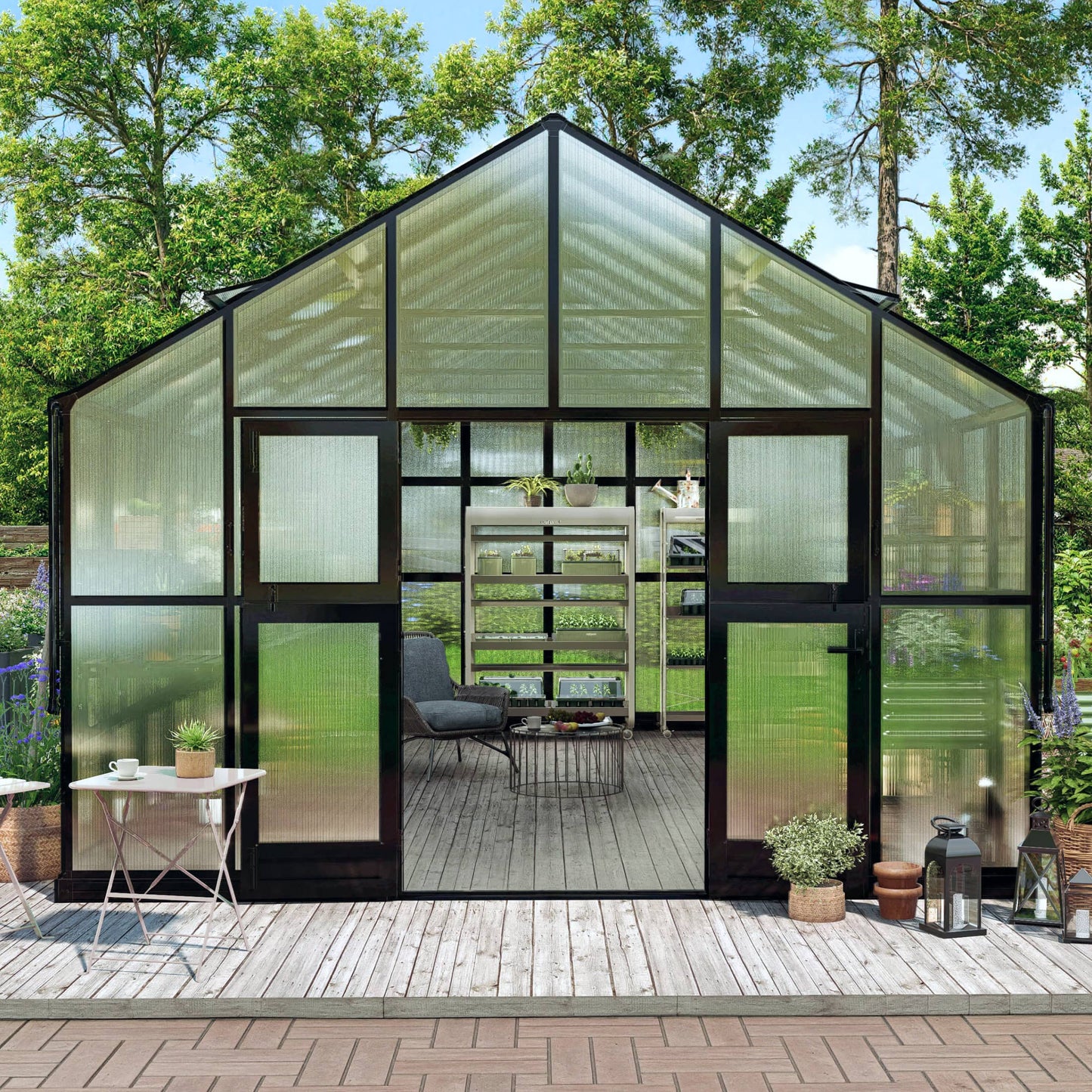 Vego Grand Victorian Greenhouse - 12.5ft Wide