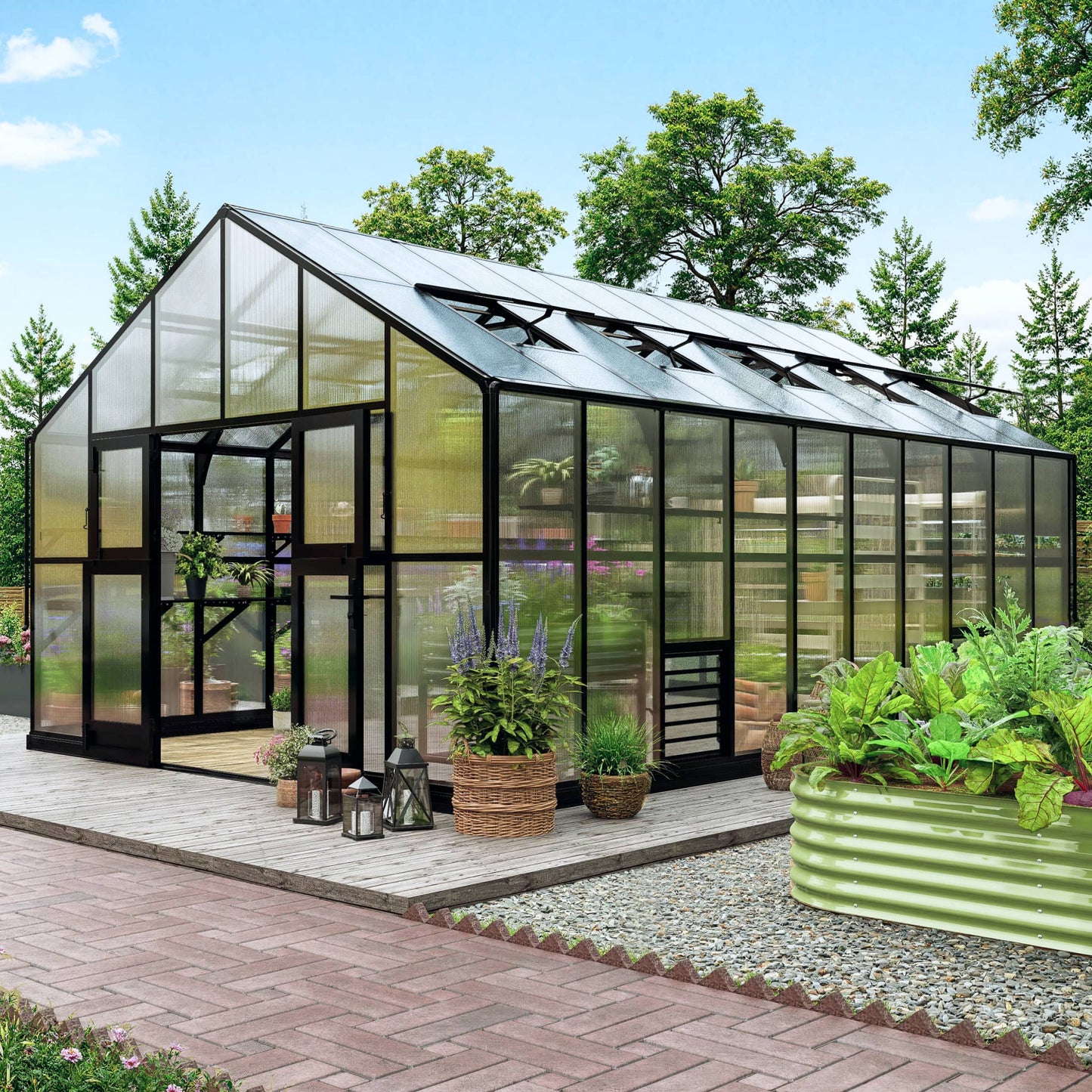 Vego Grand Victorian Greenhouse - 12.5ft Wide