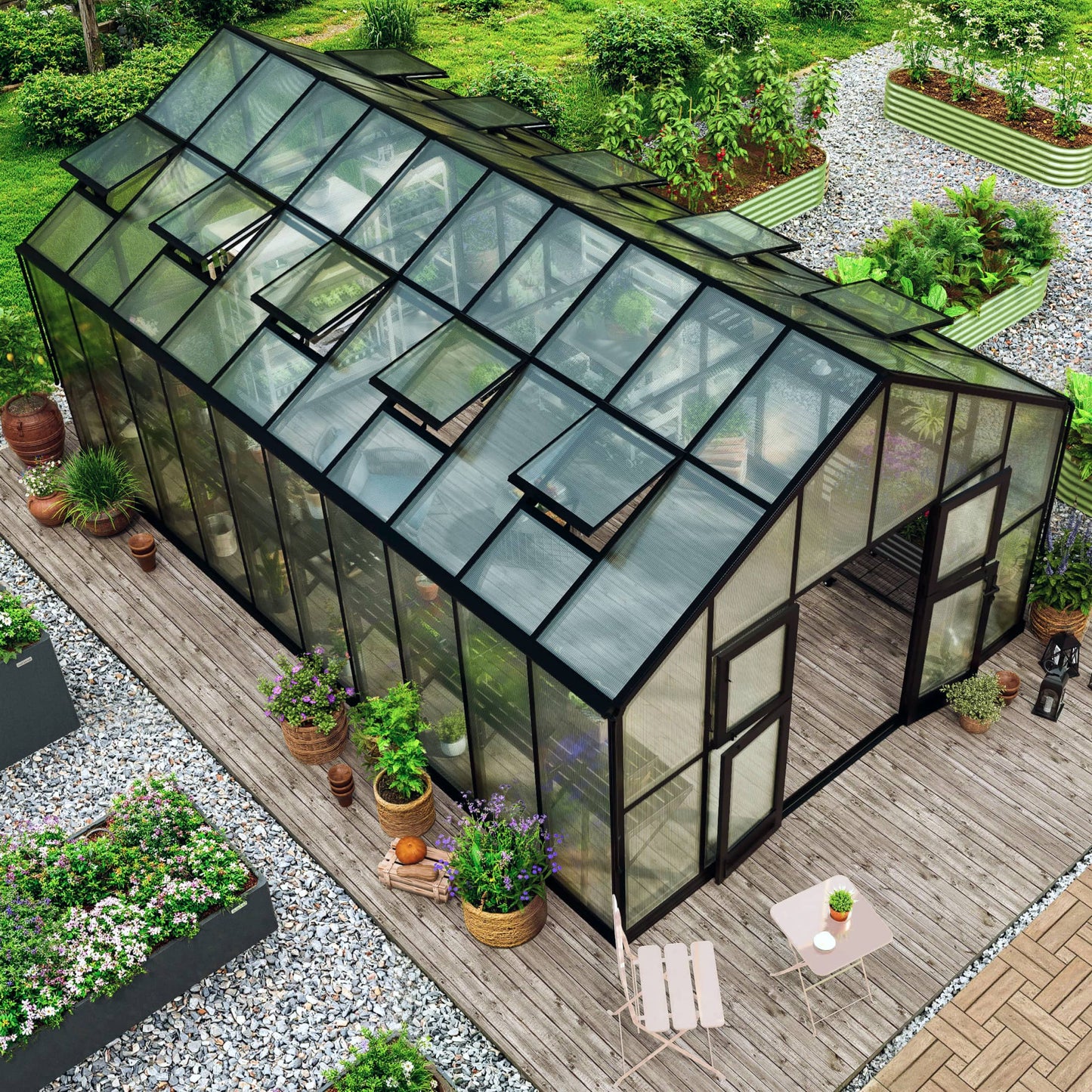 Vego Grand Victorian Greenhouse - 12.5ft Wide