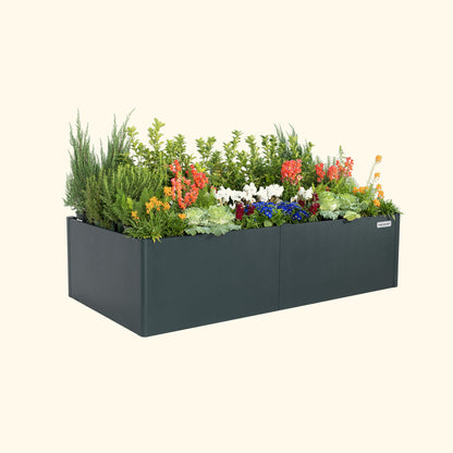 17" Tall Modern Pro 42" x 83" Metal Raised Garden Bed
