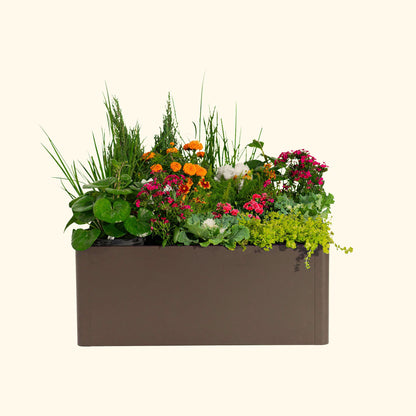 17" Tall Modern Pro 42" x 83" Metal Raised Garden Bed