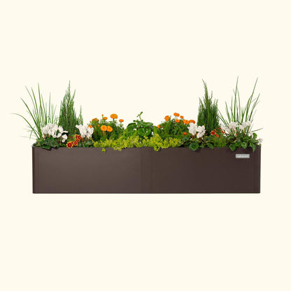 17" Tall Modern Pro 42" x 83" Metal Raised Garden Bed