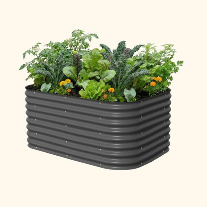 26" Tall 6 In 1 Medium Modular Metal Raised Garden Bed Kit