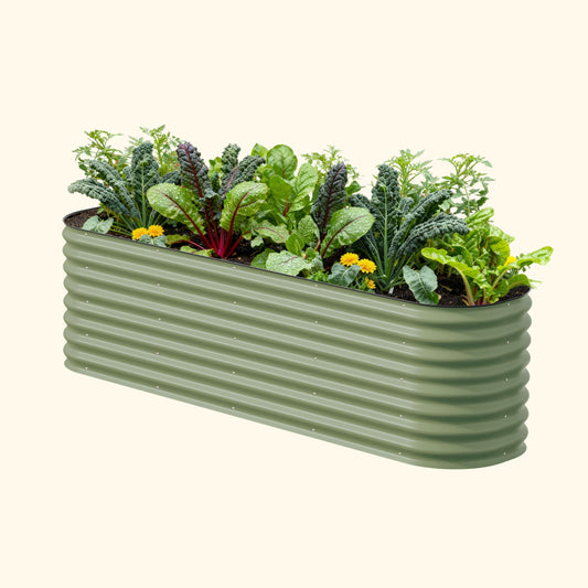 26" Tall 9 In 1 Large Modular Metal Raised Garden Bed Kit