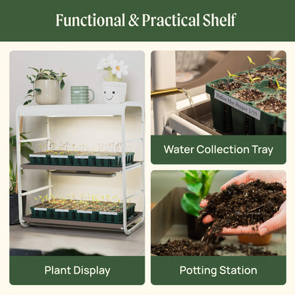 2 Tier Tabletop Grow Light Garden