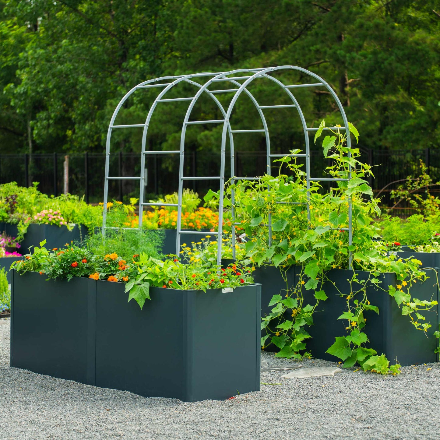 32" Extra Tall Modern Pro 27" x 83" Metal Raised Garden Bed