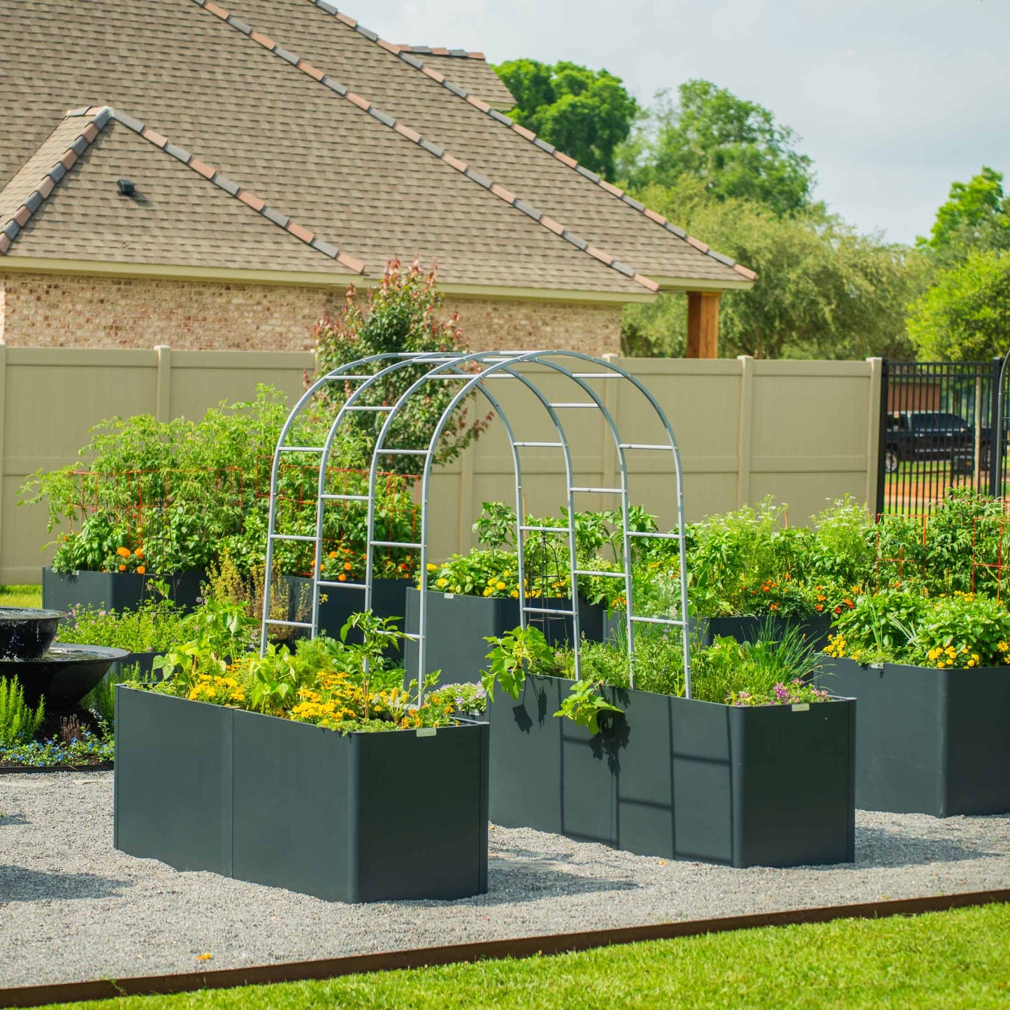 32" Extra Tall Modern Pro 27" x 83" Metal Raised Garden Bed