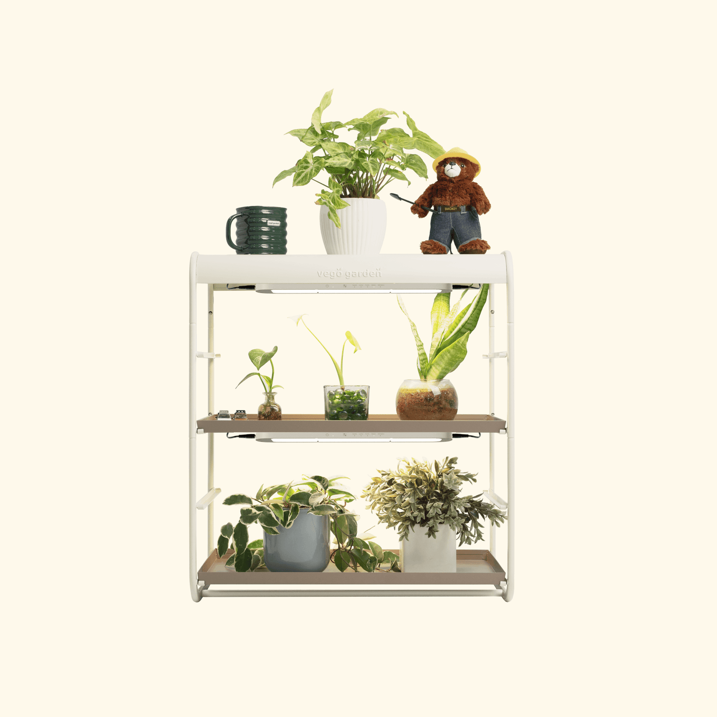 2 Tier Tabletop Grow Light Garden